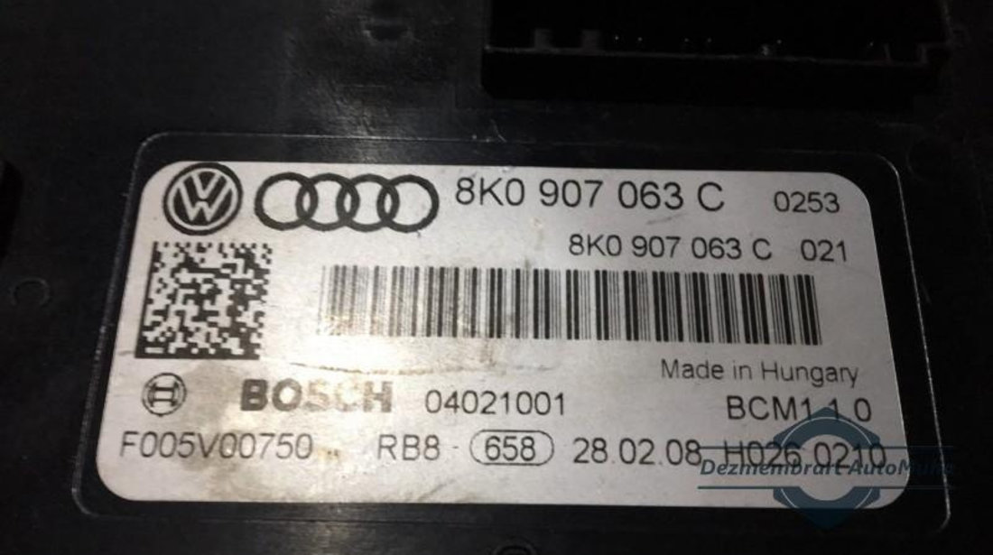 Calculator confort Audi A4 (2007->) [8K2, B8] 8k0907063c