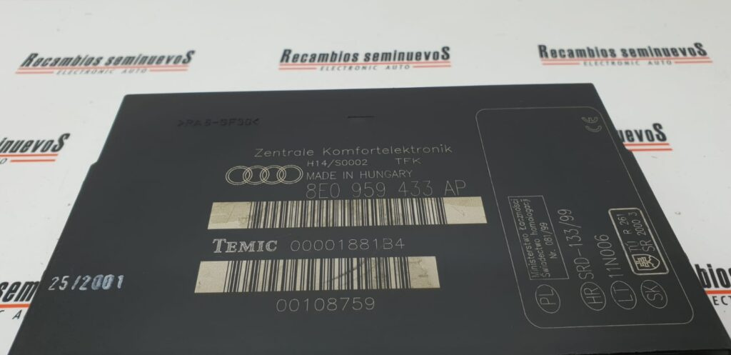 Calculator CONFORT AUDI A4, 8E0 959 433 AP, 8E0959433AP,