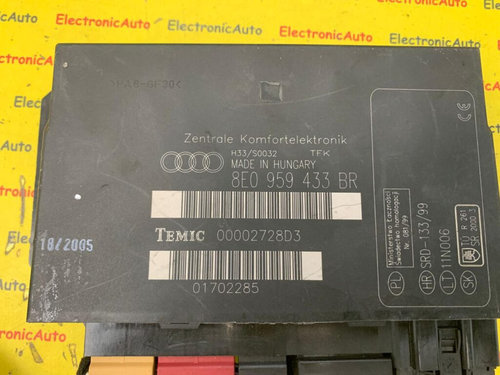 Calculator Confort Audi A4, 8E0959433BR,