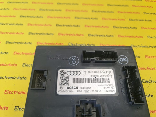 Calculator Confort Audi A4, 8K0907063DG, F005V01210, BCM110,