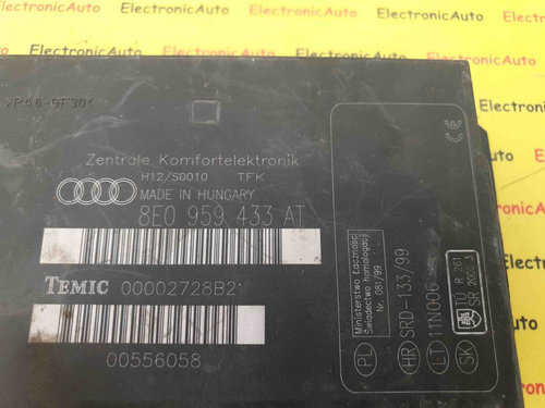 Calculator Confort Audi A4 A6, 8E0959433AT