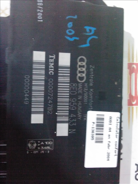 Calculator confort AUDI A4 an fabr.2004