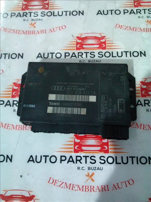 Calculator confort AUDI A4 B7 2.0 TDI an fabr. 2008