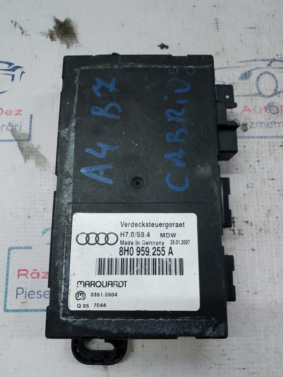 Calculator confort Audi A4 B7 2008, 8H0959255A
