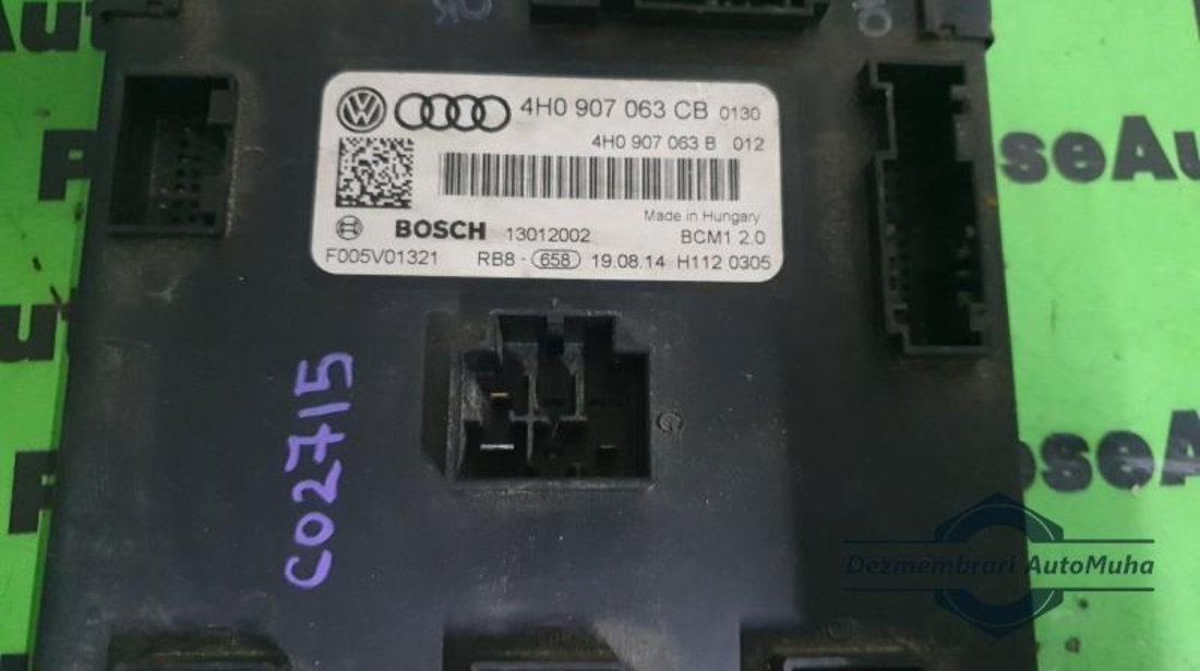 Calculator confort Audi A6 (2010->) [4G2, C7] 4h0907063cb