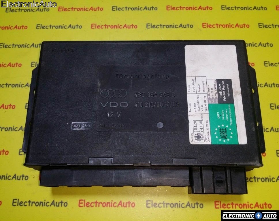 Calculator confort Audi A6, 4B0962258B, 410215006002,