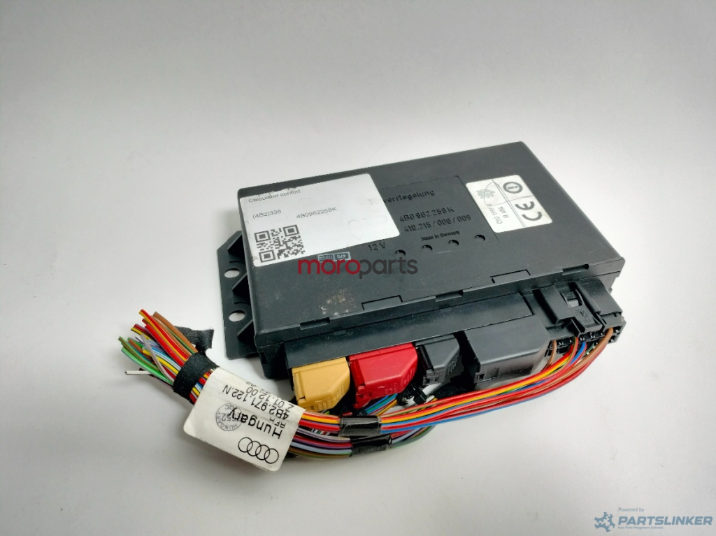 Calculator confort Audi A6 4B2 (C5) Berlina 2002 1.9 TDI OEM 4B0962258K