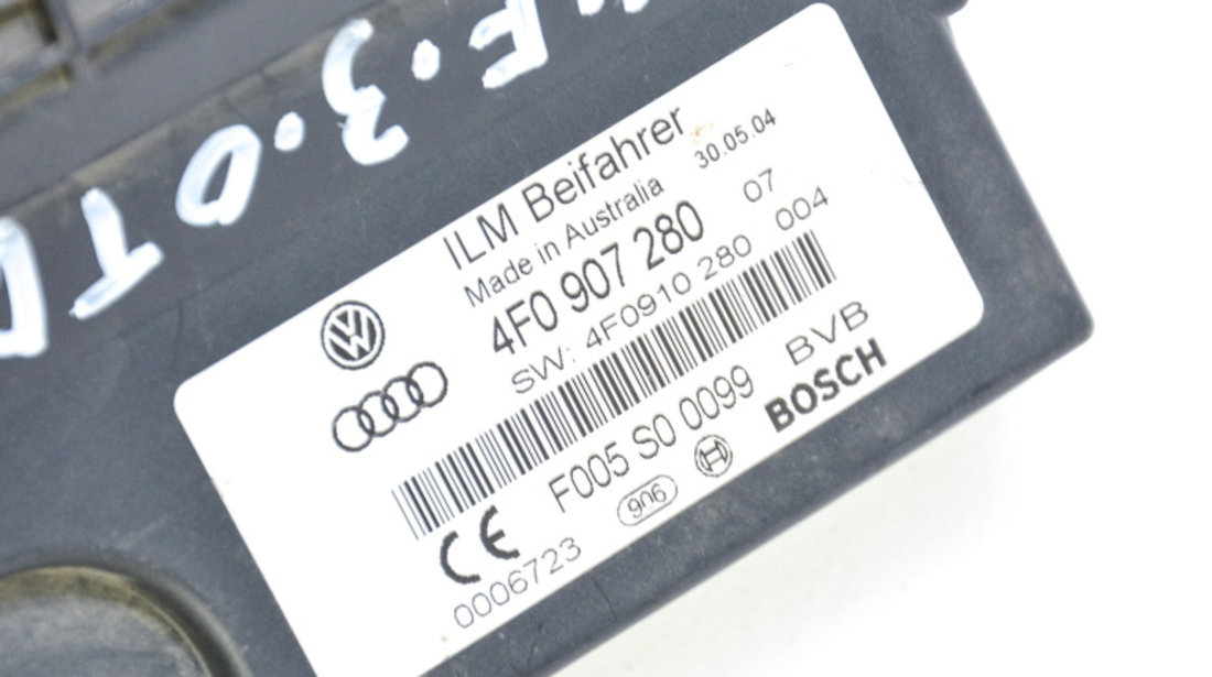 Calculator Confort Audi A6 (4F, C6) 2004 - 2011 Motorina 4F0907280, 4F0910280