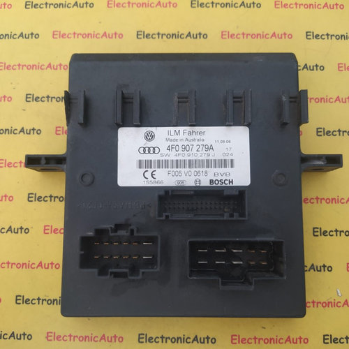 Calculator Confort Audi A6, 4F0907279A, 4F0910279J, F005V00618,