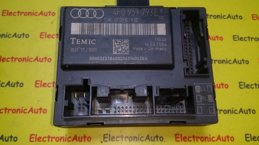 Calculator confort Audi A6 4F0959793E