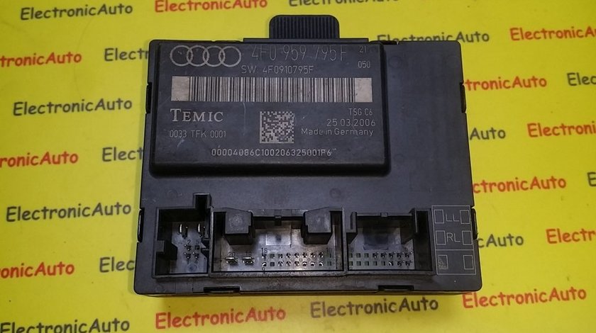 Calculator confort Audi A6 4F0959795F, 4F0 959 795 F