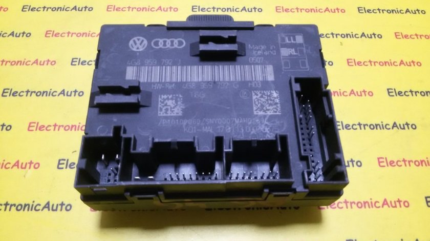 Calculator confort Audi A6 4G8959792J, 4G8959792G