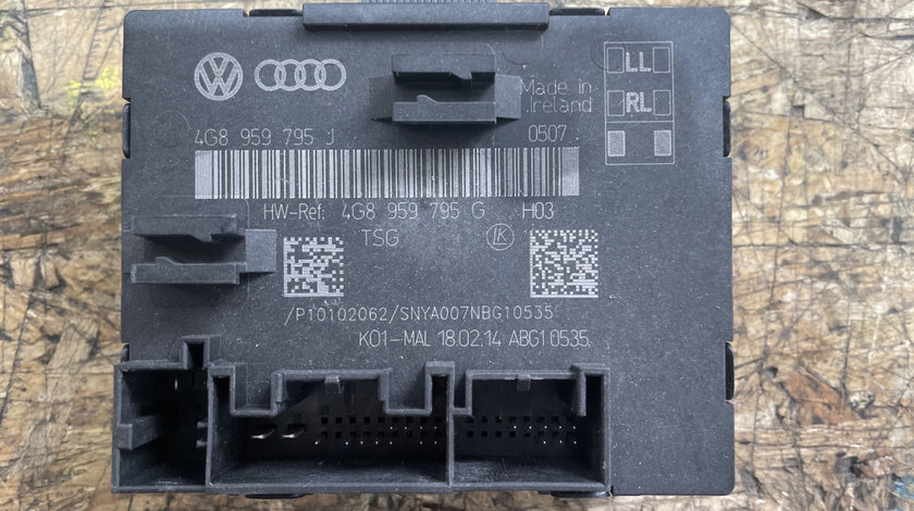 Calculator confort Audi A6 C6 2.0TDI Manual Negru 140cp sedan 2008 (4G8959795G)