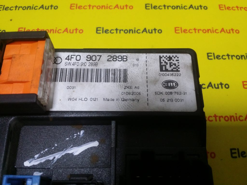 Calculator Confort Audi A6, C6, 4F, 4F0907289B, 4F0910289B, 5DK00876231