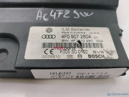 Calculator confort Audi A6 C6 (4F2) Sedan 2006 2.7 TDI OEM 4F0907280A