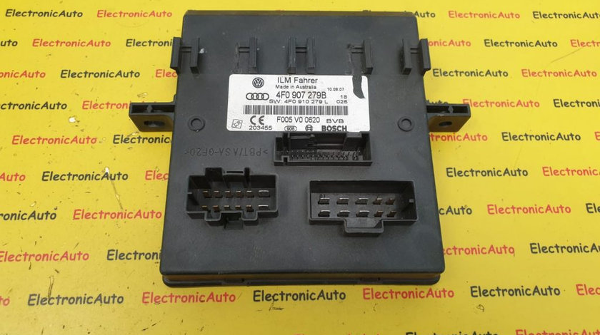 Calculator Confort Audi A6 S6 C6 4F 2.0TDi, 4F0907279B, 4F0910279L, F005V00620