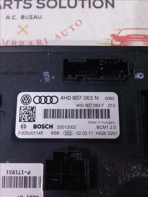 Calculator confort AUDI A7