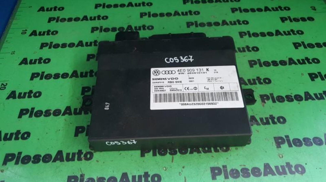 Calculator confort Audi A8 (2002-2009) [4E_] 4e0909131k