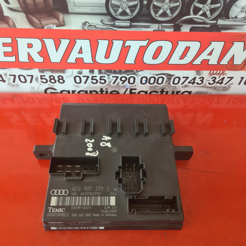 Calculator confort Audi A8 (2002-2009) [4E] D3 3.0 Motorina 2008, 4E0907279S / 4E0907279Q
