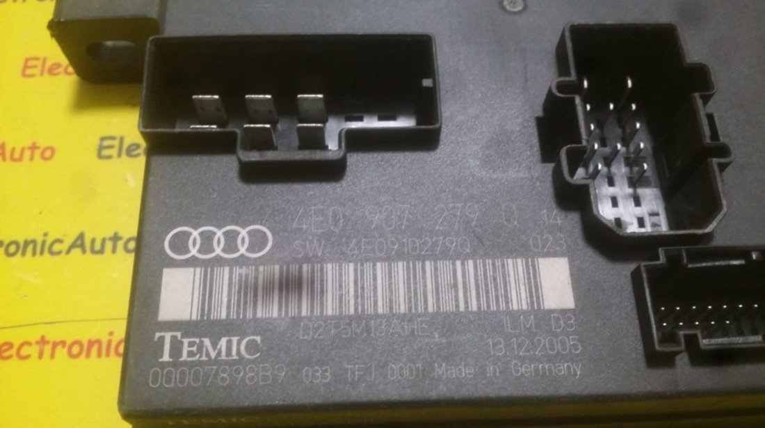 Calculator confort Audi A8 4E0907279Q, 4E0910279Q