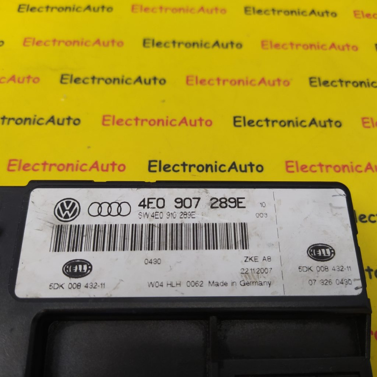 Calculator Confort Audi A8 4E0907289E, 4E0910289E