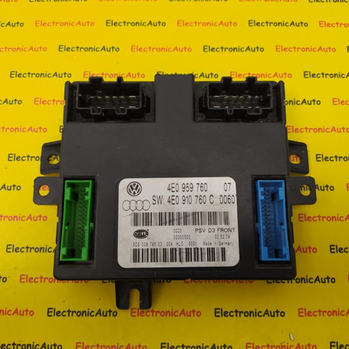 Calculator Confort Audi A8, 4E0959760, 4E0910760C