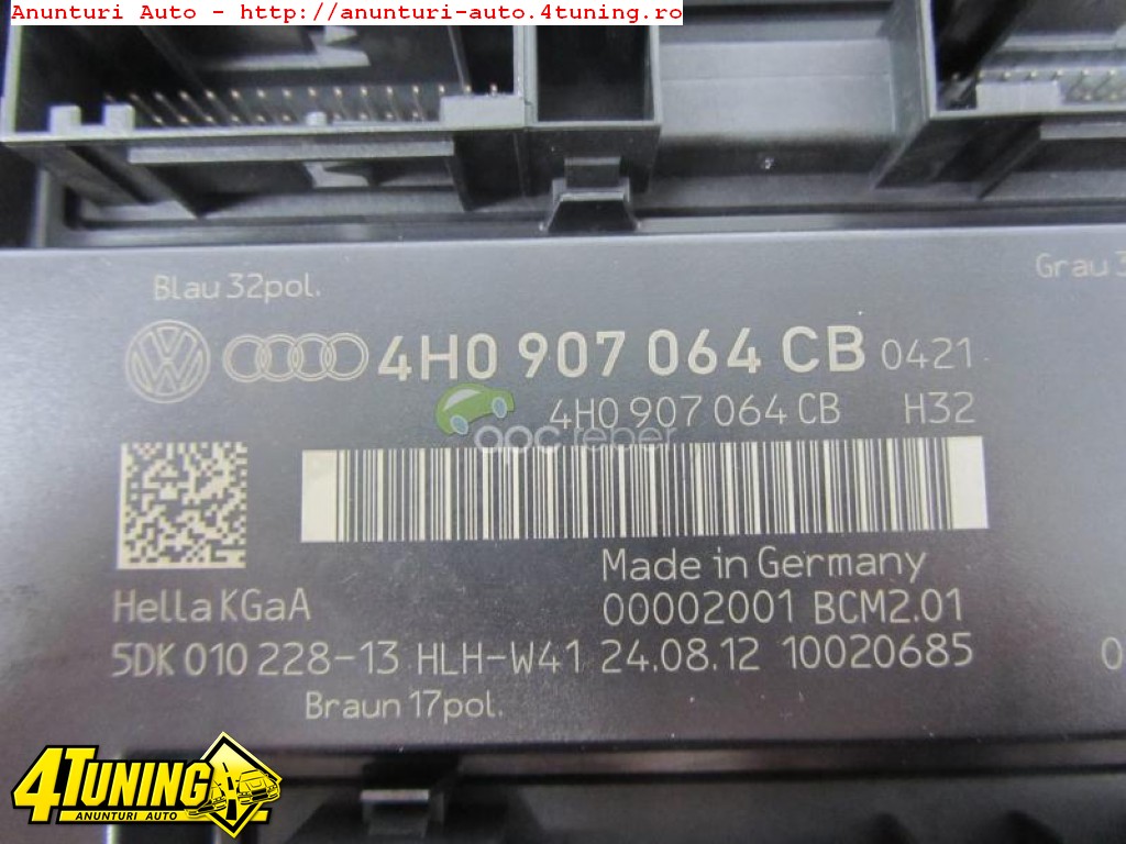 Calculator confort Audi A8 S8 4H original cod 4H0907064CB