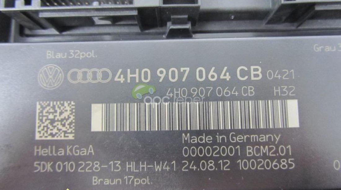 Calculator confort Audi A8 S8 4H original cod 4H0907064CB