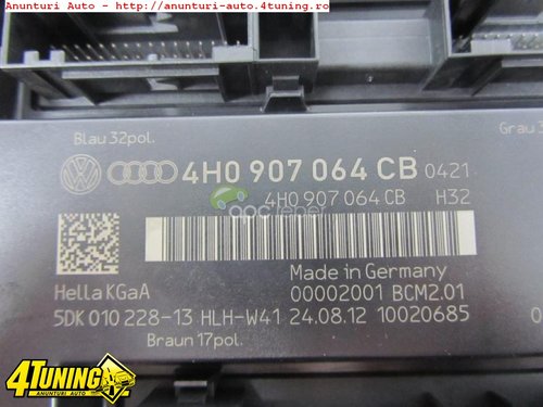 Calculator confort Audi A8 S8 4H original cod 4H0907064CB