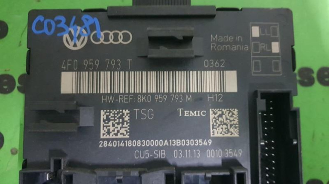 Calculator confort Audi Q7 (2006->) [4L] 4f0959793t