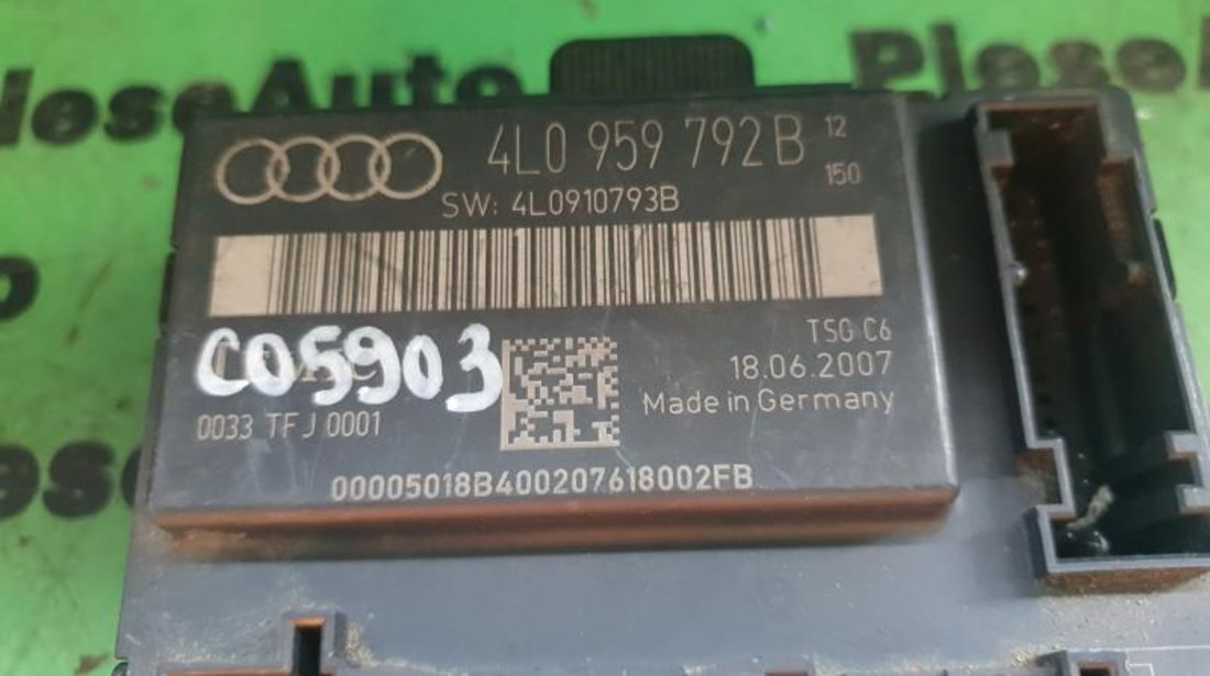 Calculator confort Audi Q7 (2006->) [4L] 4l0959792b