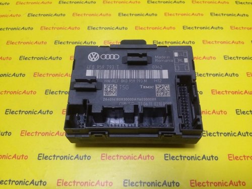 Calculator Confort Audi Q7, 4F0959793T, 8K0959793M