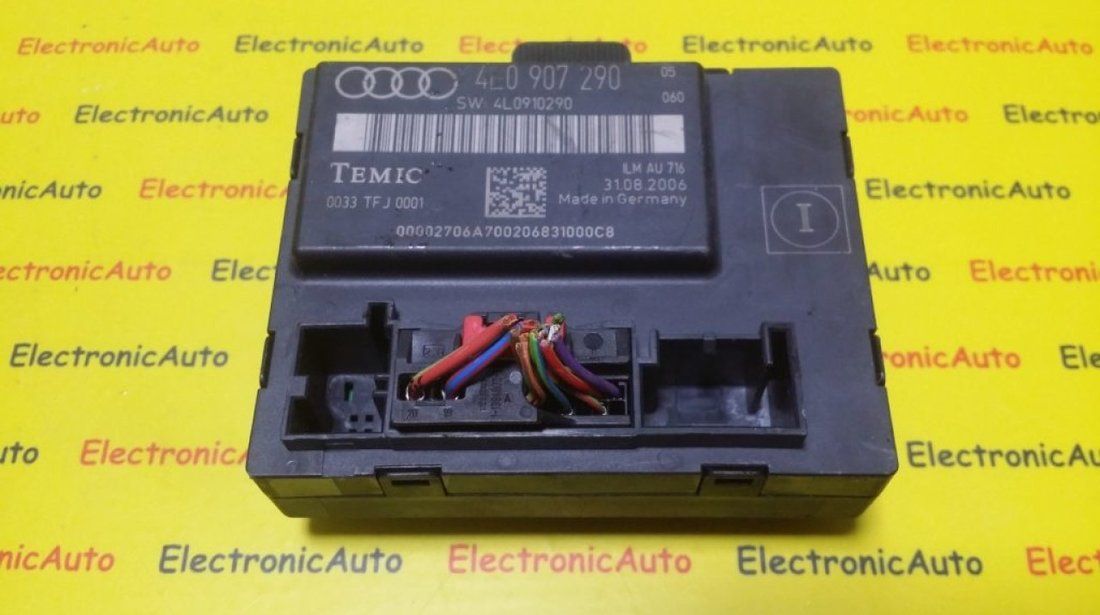 Calculator Confort Audi Q7, 4L0907290, 4L0910290