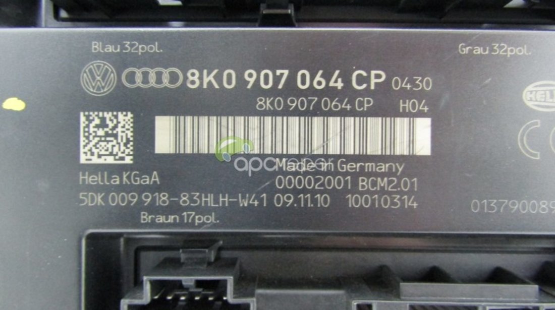 Calculator Confort (BCM 2) Audi A4 B8 8K / A5 8T / Q5 8R - Cod: 8K0907064CP
