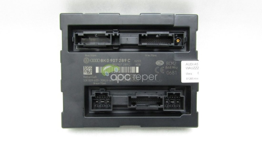 Calculator Confort (BCM 2) Audi A5 8T / A4 B8 8K - Cod: 8K0907289C