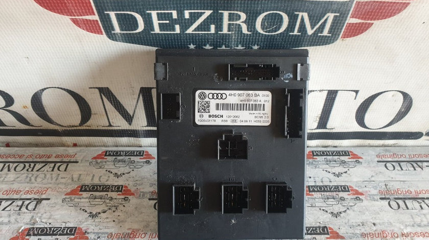 Calculator confort BCM Audi A6 C7 2.0 TDI 163 cai motor CGLD cod piesa : 4H0907063BA