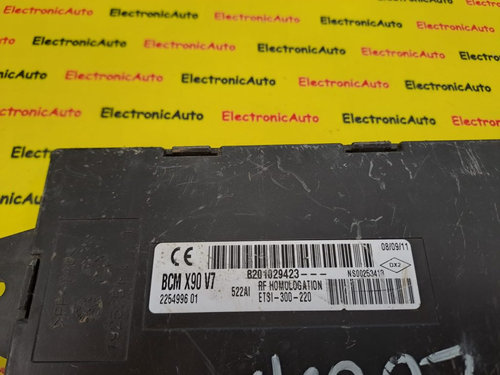 Calculator Confort BCM Dacia Logan 8201029423, 225499601