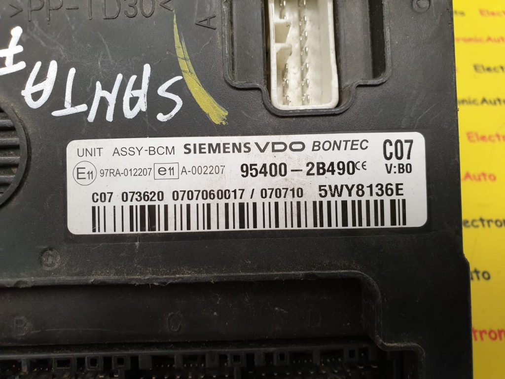 Calculator Confort BCM Hyundai SANTA FE 2 2.2 CRDi, 954002B490, 5WY8136E