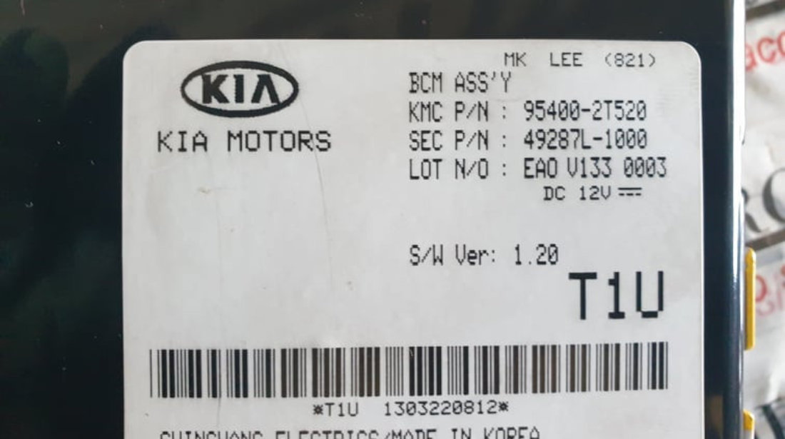 Calculator confort BCM Kia Optima / K5 1.7 CRDi 136 cai cod piesa : 95400-2T520