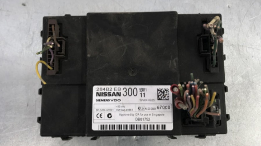 Calculator confort bcm Nissan Navara D40 YD25DDTI Manual 4X4 sedan 2006 (284B2EB309)