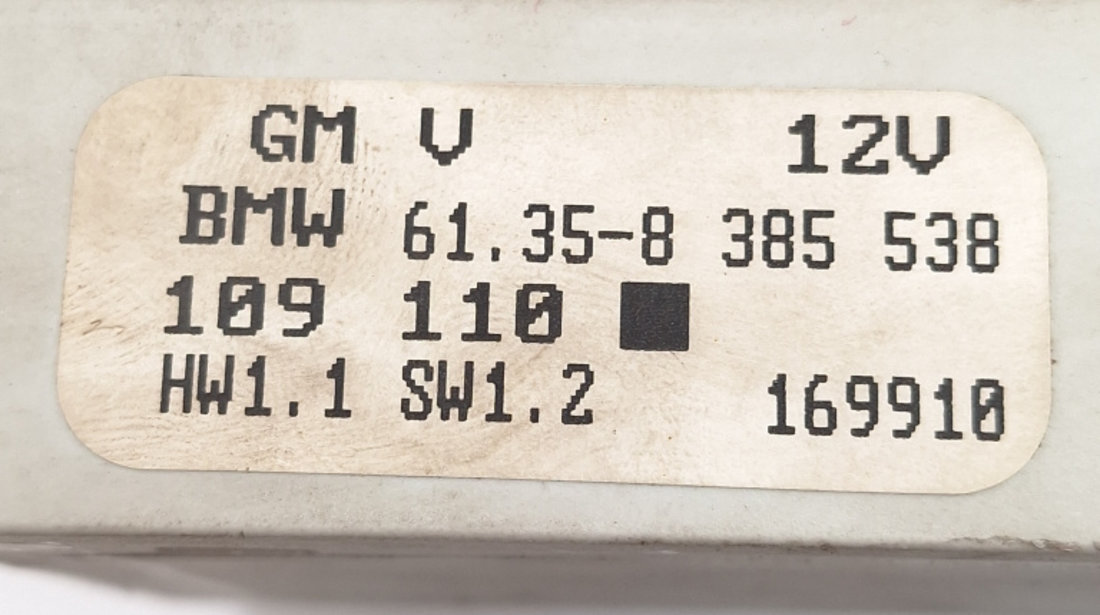 Calculator Confort BMW 3 (E46) 1998 - 2007 8385538, 61358385538, 61 35 8 385 538