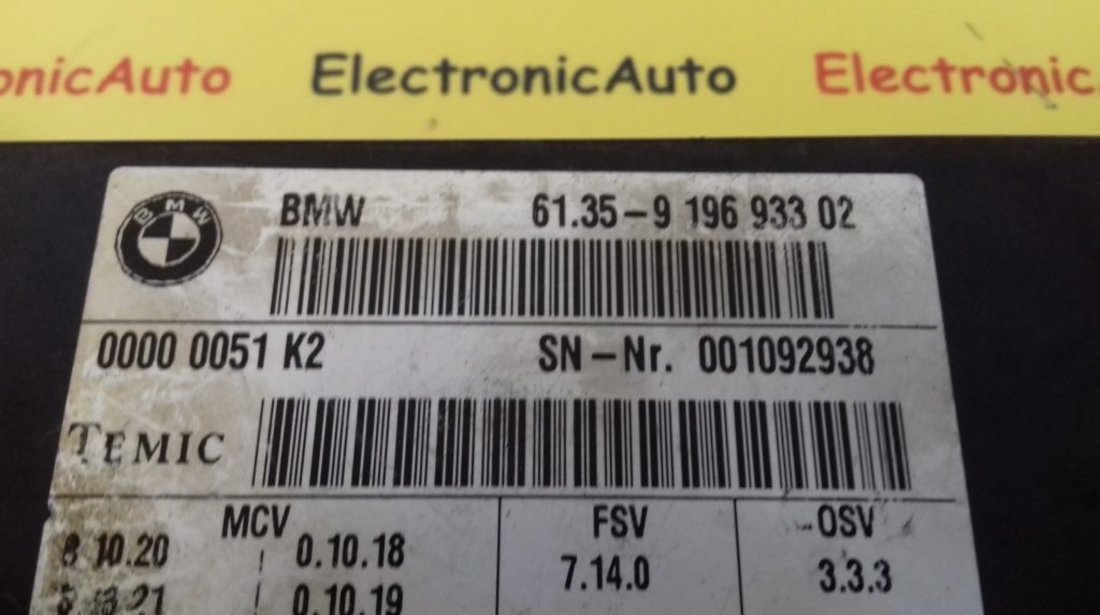 Calculator Confort BMW, 61359196933