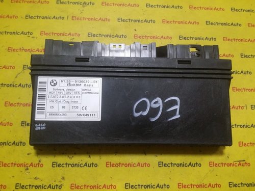 Calculator confort BMW E60 Seria 5, 6135913603901,