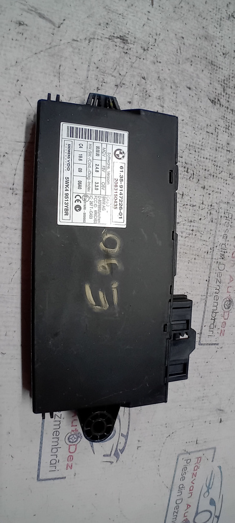 Calculator confort BMW E90 2009, 914722601
