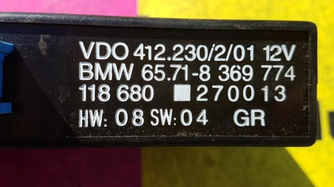 Calculator confort BMW Seria 3 (1998-2005) [E46] 65718369774