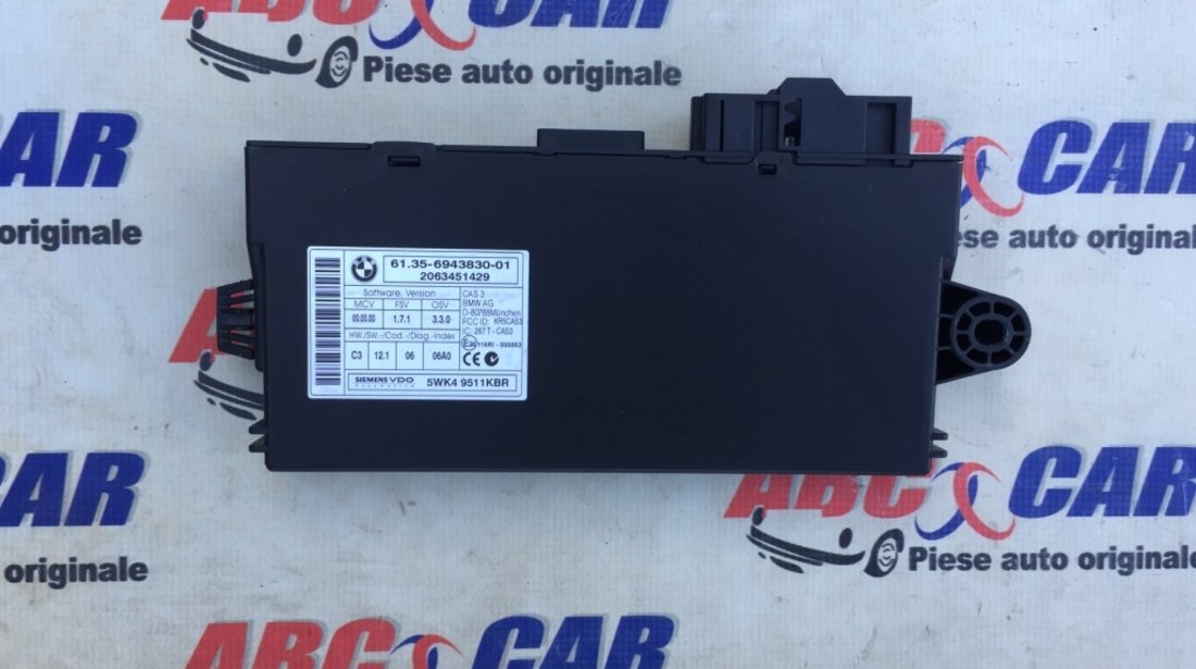 Calculator confort BMW Seria 3 E92 Coupe cod: 61.35-6943830-01