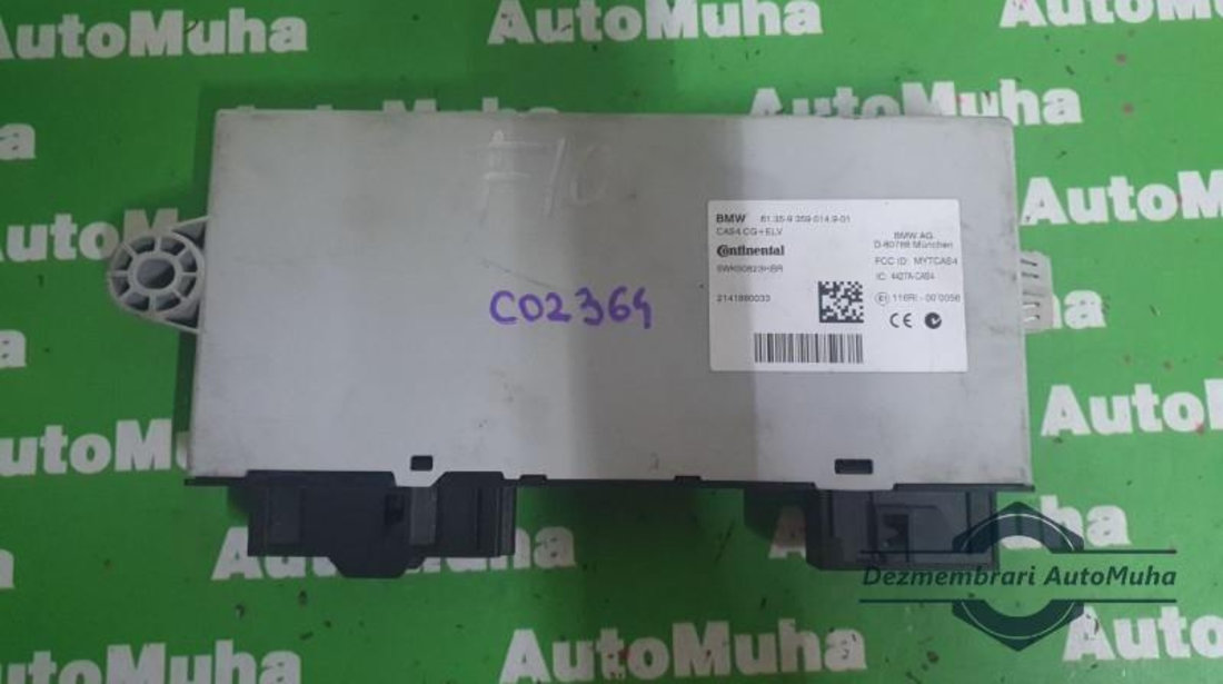 Calculator confort BMW Seria 5 (2010->) [F10] 61 35 9 359 014 9