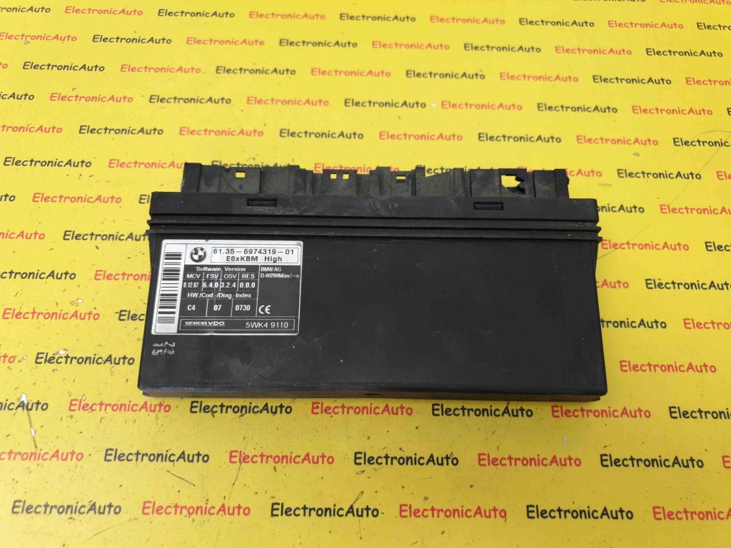Calculator Confort BMW serie 5 E60, 6135697431901, 5WK49110