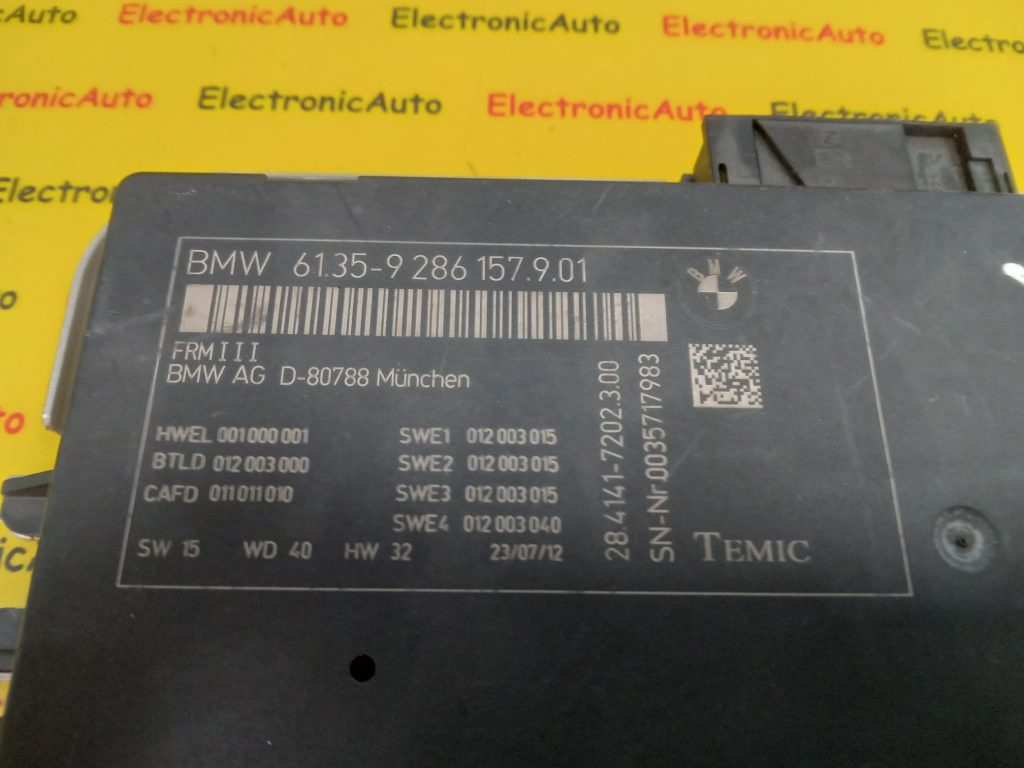 Calculator Confort BMW X3 61359286157901, 9286157