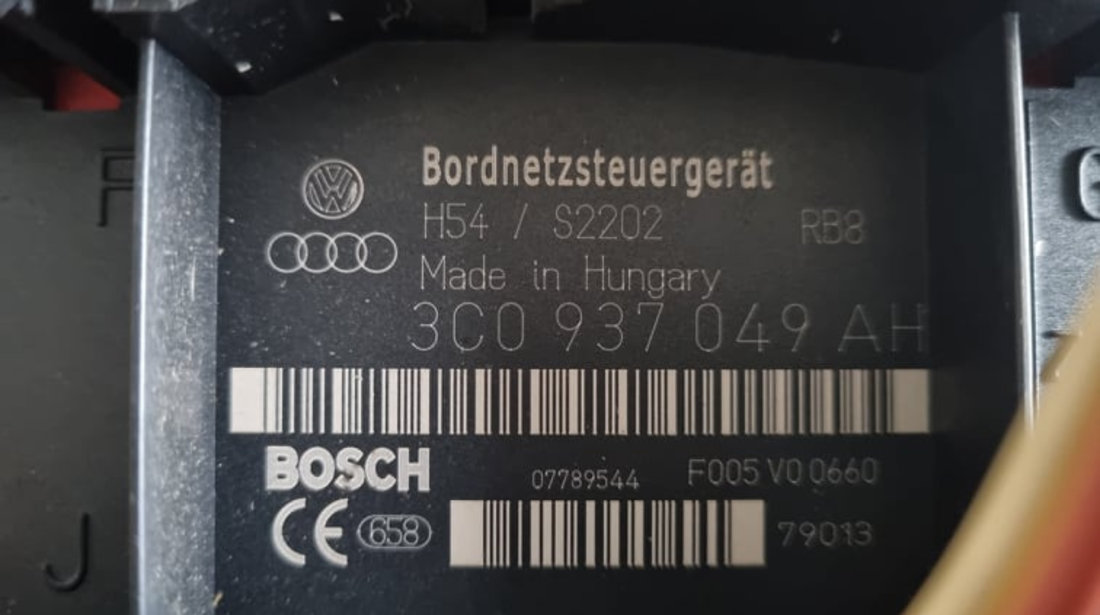 Calculator confort (bordnetz) Audi A3 8P cod piesa : 3C0937049AH